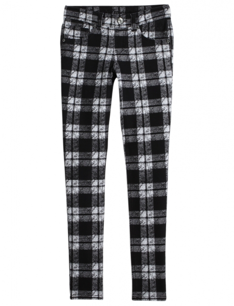 Plaid Knit Jeggings