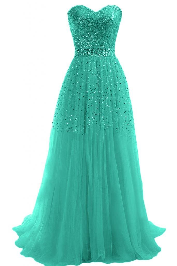 Emma Y Exquisite Sweetheart Tulle Long Prom Dress Party Gowns-US Size 6 Champagne
