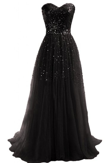 Emma Y Exquisite Sweetheart Tulle Long Prom Dress Party Gowns-US Size 6 Champagne