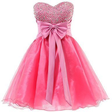Dresstells Sweetheart Organza Short Prom Cocktail Homecoming Dress