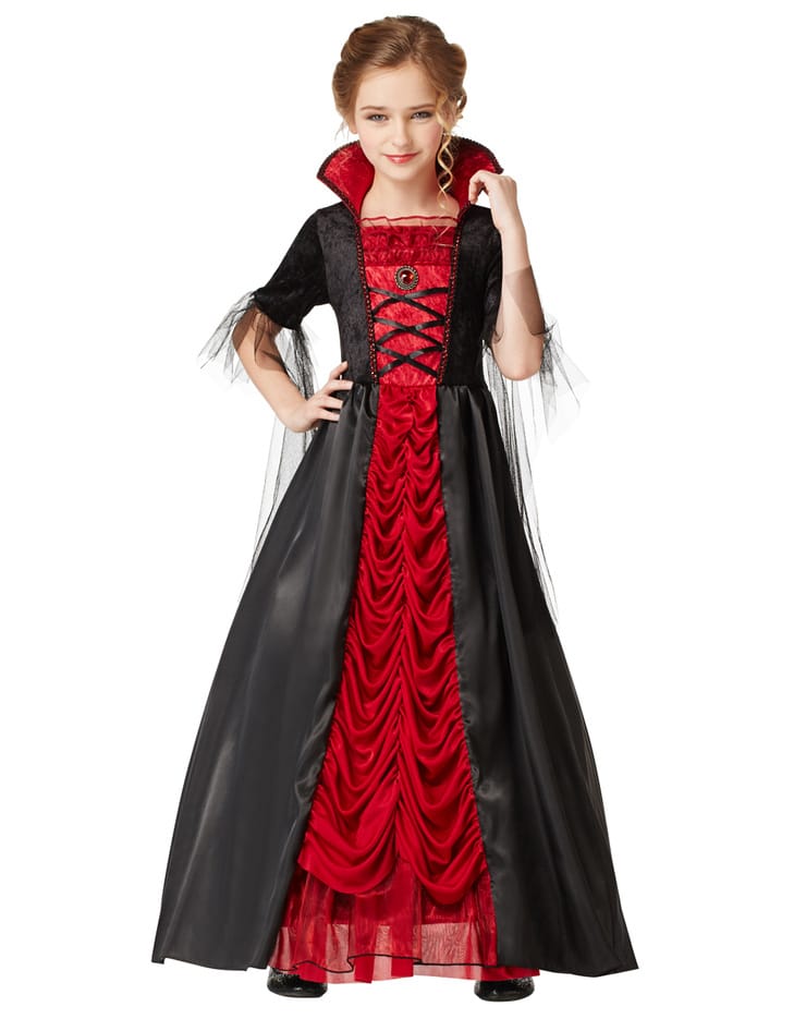 Victorian Vampiress Girls Costume