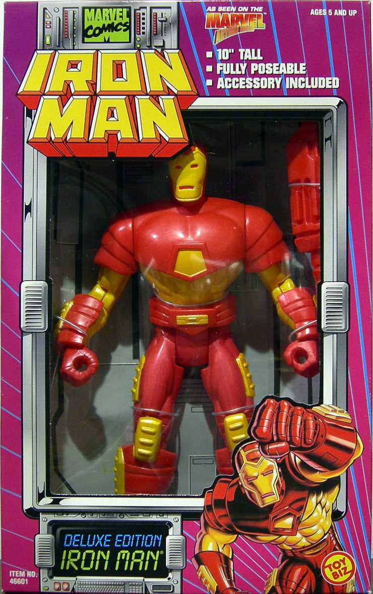 10 Inch Fully Poseable Iron Man (Iron Man Animated Series)
