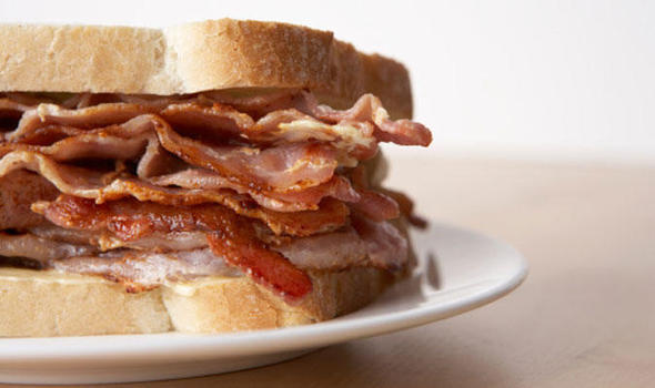 Bacon Butty (Bacon Sandwich)