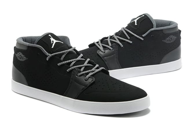 Nike Mens Jordan V.1 Chukka Casual Shoes Black - White/Dark Grey New Release