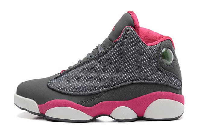 Jordan 13 GS Retro Nike Womens Footwear Color:Cool Grey/White-Pink