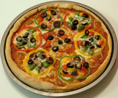 Mixed Peppers Pizza