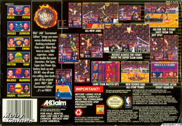 NBA Jam: Tournament Edition