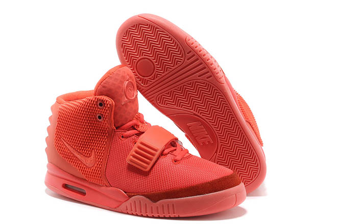Discount Sale Kanye West Women Size Nike Sport Trainers Red October Air Yeezy 2