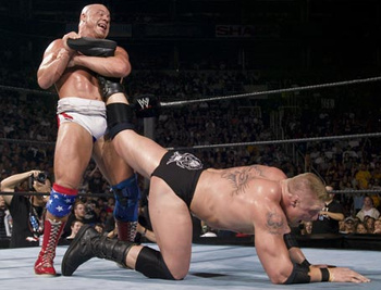 Brock Lesnar vs. Kurt Angle (WWE, Summerslam 2003)