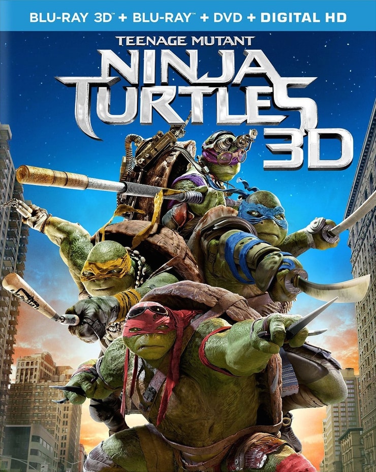 Teenage Mutant Ninja Turtles 3D (Blu-ray 3D + Blu-ray + DVD + Digital HD)