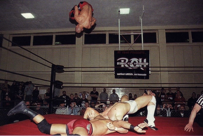 Bryan Danielson vs. Low Ki vs. Christopher Daniels (ROH, 02/23/02)