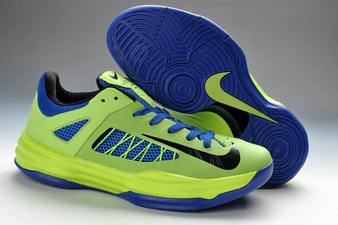 Men Nike Hyperdunk X Low Shoes Green/Royal Blue/Black