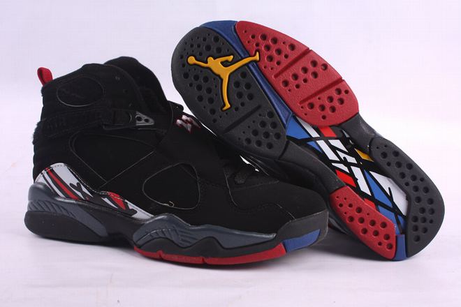 Release Reminder: Nike Michael Air Jordan Retro 8 Mens Black & Red Basketball Shoes Release
