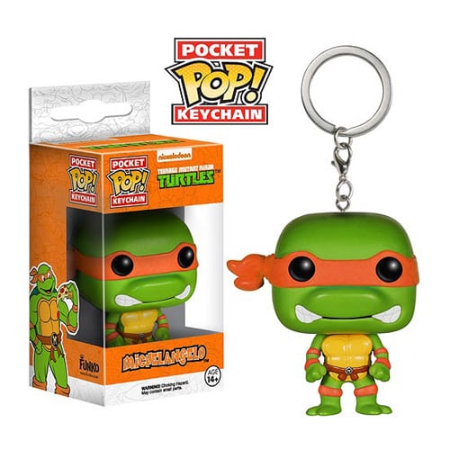 Teenage Mutant Ninja Turtles Pocket Pop Keychain: Michelangelo