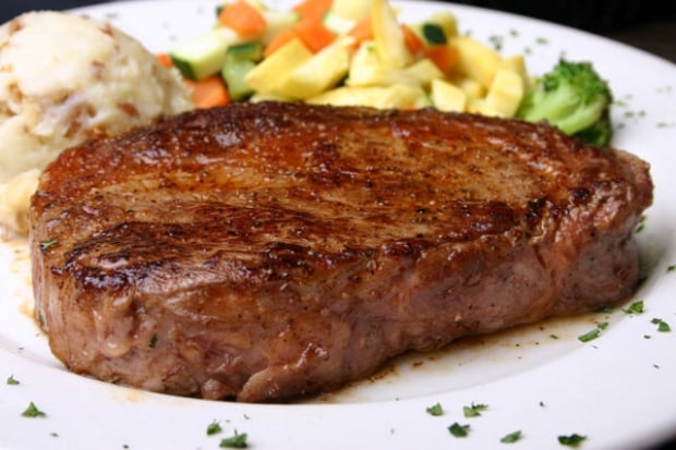Picture of rib eye steak