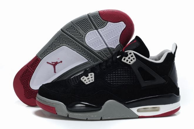 Nike Air Jordan 4 Retro Black/Red Men'