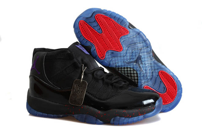 Jordan Blue/Red-Black-Purple Transformers Air Retro 11 Mens Training Shoe