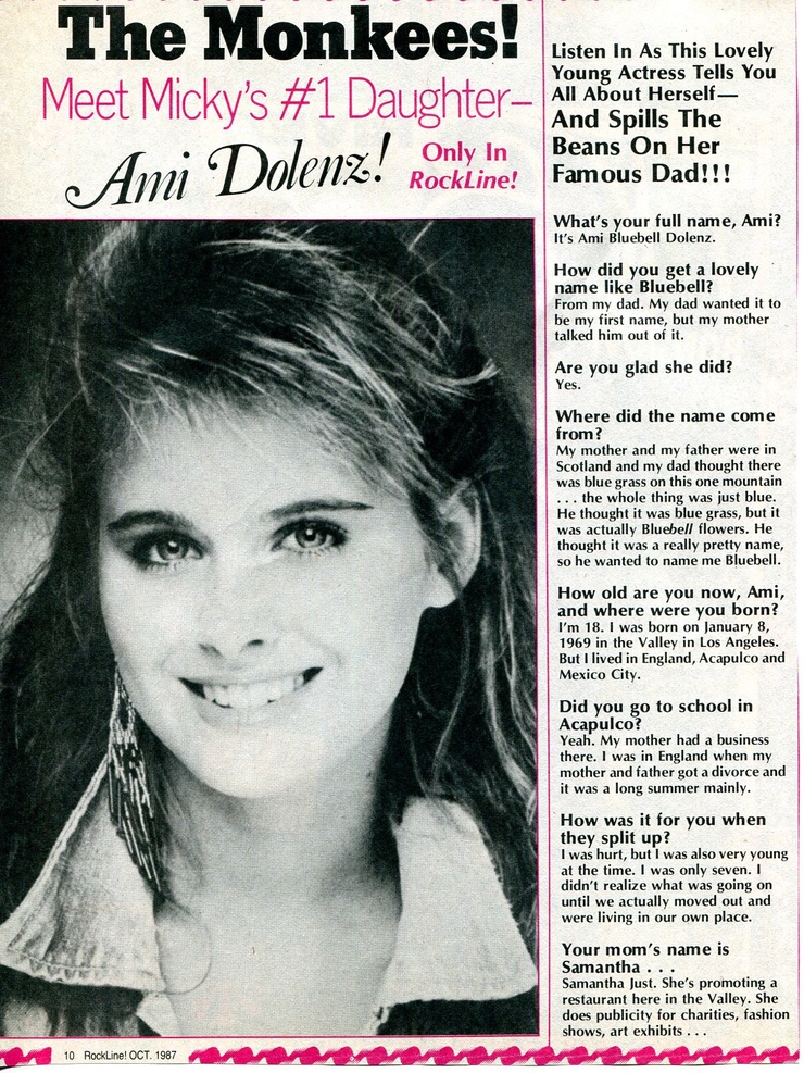 Ami Dolenz Ami Dolenz
