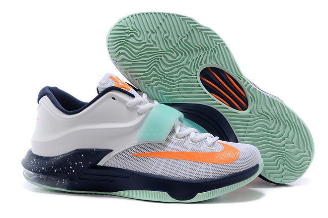 Orange/Blue/White Men Size Athletic Nike Sports Footwear Kevin Durant 7