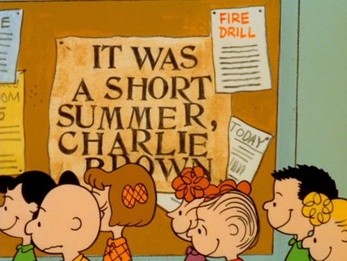 It Was a Short Summer, Charlie Brown