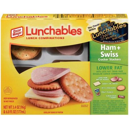 Picture of Oscar Mayer Lunchables: Ham + Swiss Cracker Stackers