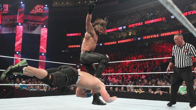 Seth Rollins vs. John Cena vs. Brock Lesnar