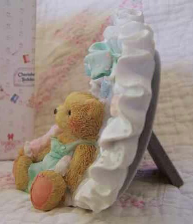 Cherished Teddies - Picture Frame (Double Heart Shaped)