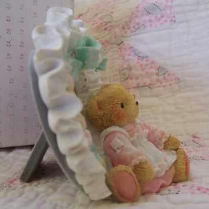 Cherished Teddies - Picture Frame (Double Heart Shaped)