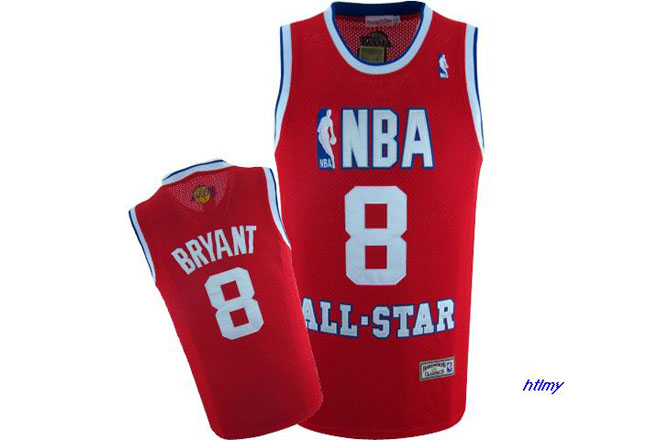 NBA All Star Kobe Bryant #8 Red Swingman Jersey
