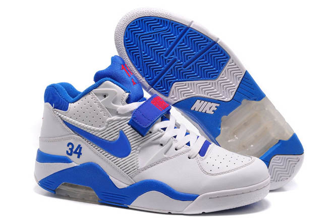 Mens Nike NBA Sports Shoes Air Force 180 Low Red/Blue/White Colorway for Men