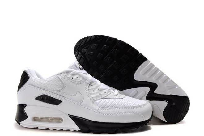 Nike Running Air Max 90 White Anthracite Trainers Mens