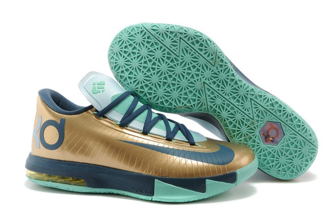 kd 6 gold and blue