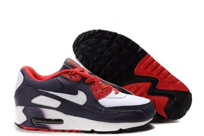 Womens Air Max 90 White White Grand Purple Challenge Red