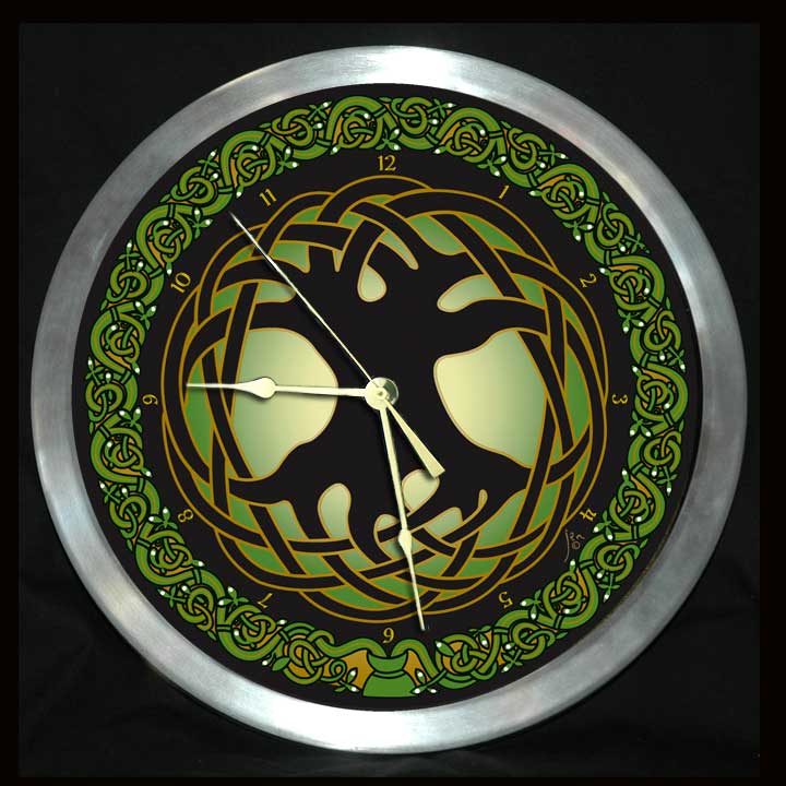 Jen Delyth Celtic Tree of Life clock