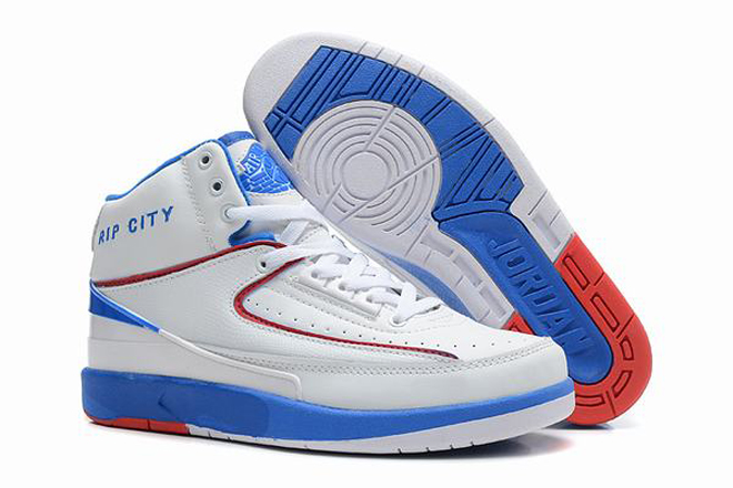 Nike AJ II Mens Size Shoes Rip City Richard Hamilton PE Inspired Colorways White and Blue
