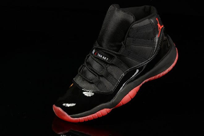 Nike All Black Red Bottom Air Jordan 