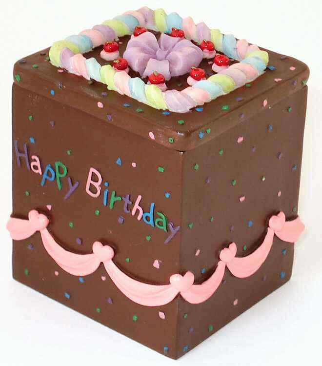 Cherished Teddies - Covered Box (Birthday Age 8)
