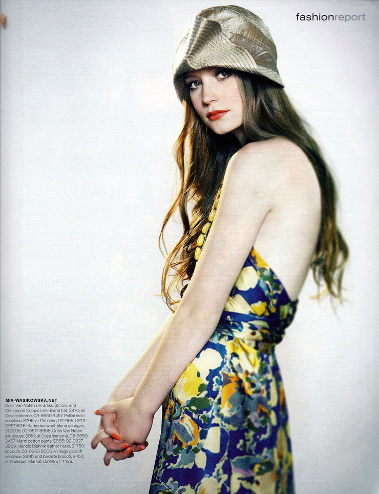 Mia Wasikowska