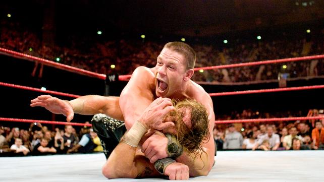 John Cena vs. Shawn Michaels (WWE, Raw, 4/23/07)