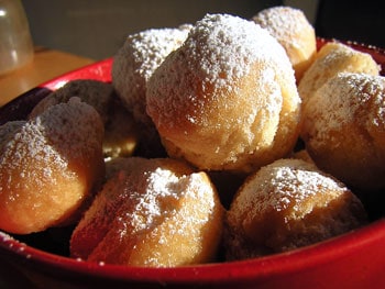 Castagnole (Italian sweet fried dough balls)