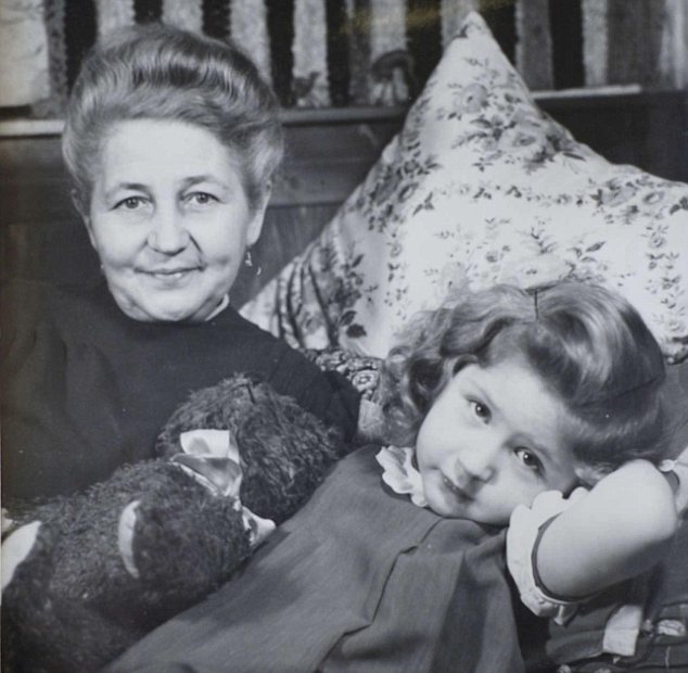 Monika Goeth with her grandmother, Agnes Irene
