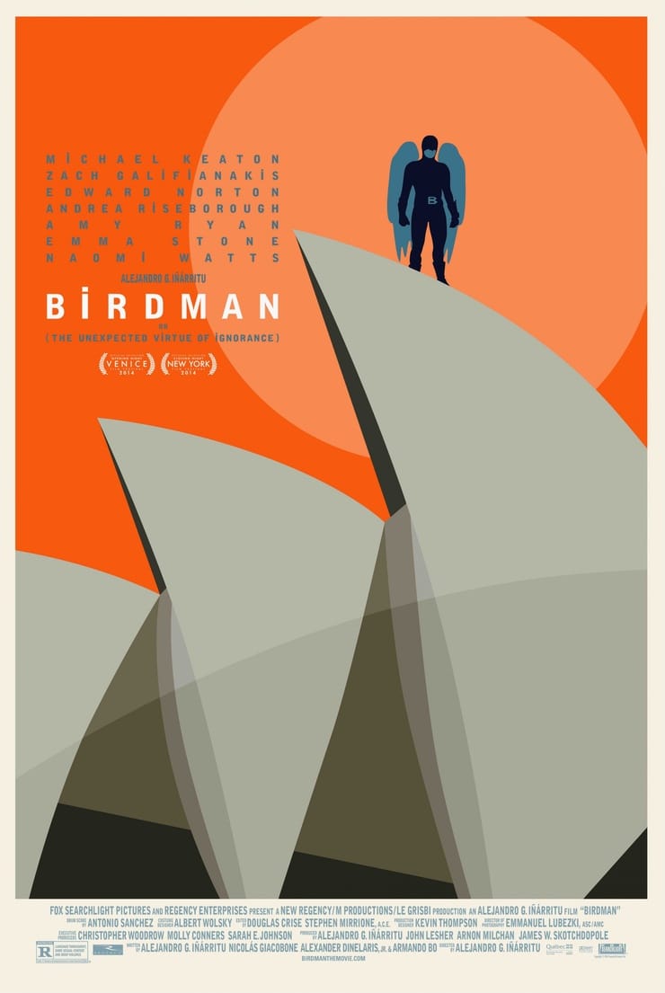 Birdman or (The Unexpected Virtue of Ignorance) (2014)