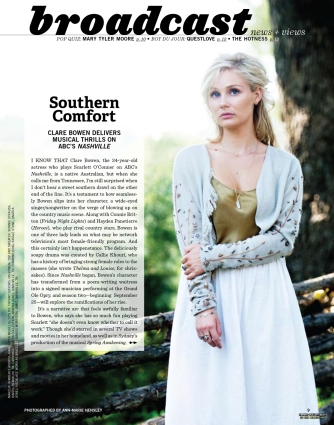 Clare Bowen