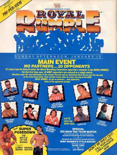 WWF Royal Rumble 1989