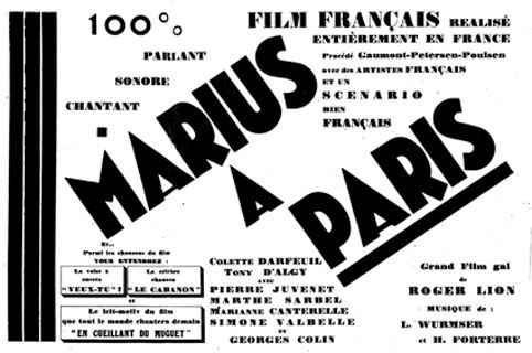 Marius à Paris