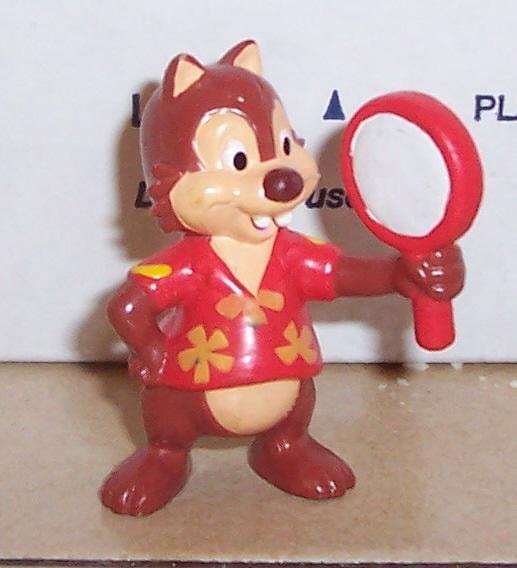 Chip 'n Dale Rescue Rangers Dale w/ Mirror PVC Figurine