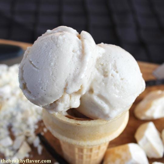 White Vanilla Ice Cream