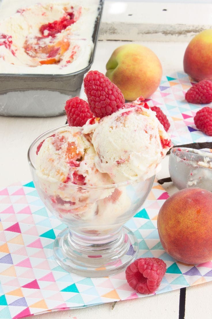 Peach Melba Ice Cream Peach Melba Ice Cream