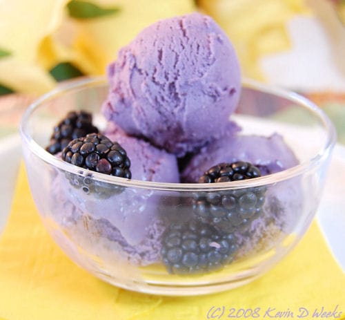 Blackberry Ice Cream