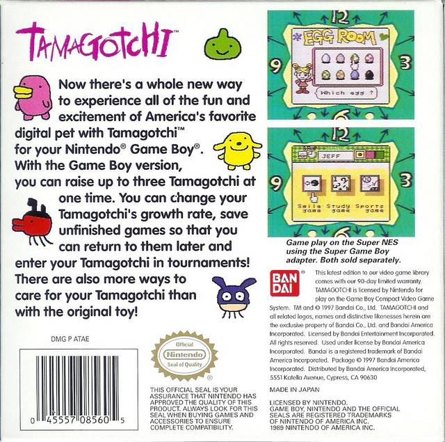 Tamagotchi: Osutchi & Mesutchi